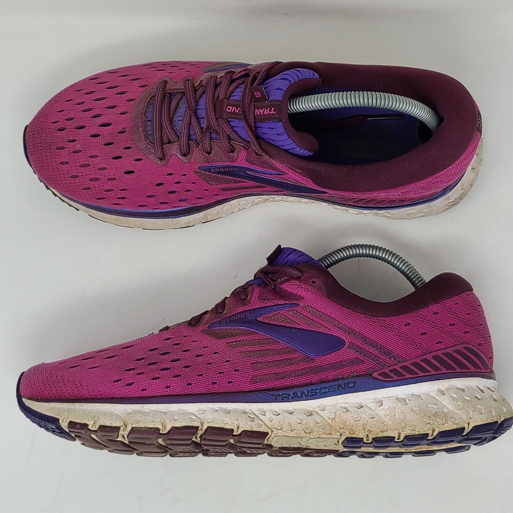 Brooks Transcend 6 1202871B531 Running Shoes Women Purple Size 11.5 Athletic